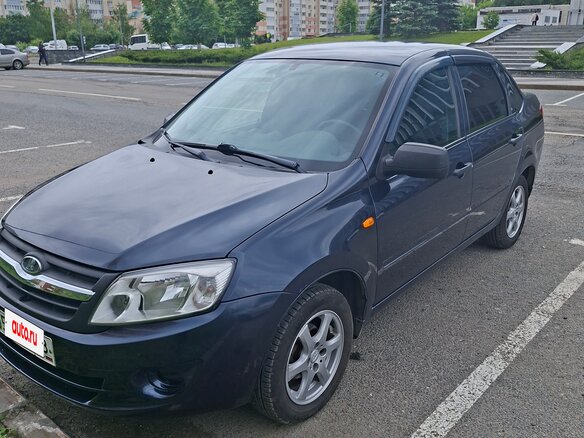 2012 Lada (ВАЗ) Granta I, чёрный, 320000 рублей