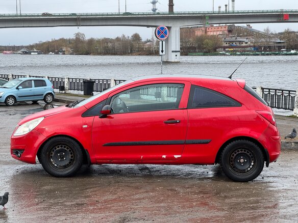 2007 Opel Corsa D, красный, 170000 рублей - вид 7
