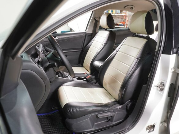 2014 Volkswagen Jetta VI, белый - вид 9