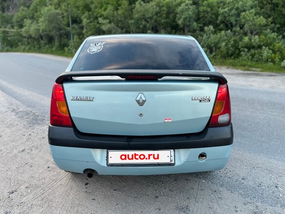 2006 Renault Logan I, голубой, 220000 рублей - вид 5