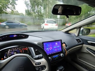 2006 Honda Civic Hybrid VIII, серебристый, 580000 рублей, вид 5