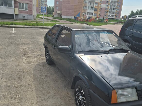 2002 Lada (ВАЗ) 2108, чёрный, 200000 рублей