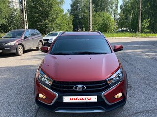 2019 Lada (ВАЗ) Vesta SW Cross I, красный, 1150000 рублей, вид 2