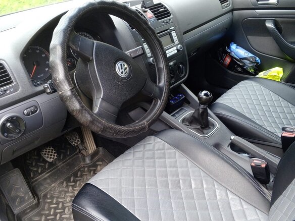 2007 Volkswagen Golf V, чёрный, 500000 рублей - вид 7