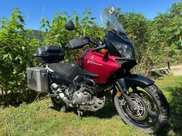 2006 Suzuki V-Strom 1000, красный, 500000 рублей - вид 1