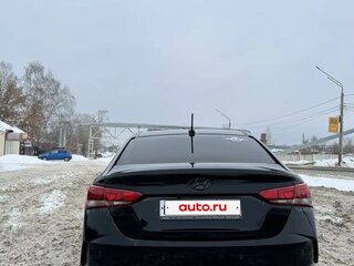 2020 Hyundai Solaris II Рестайлинг, чёрный, 1570000 рублей, вид 4