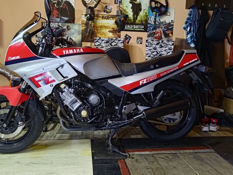 1986 Yamaha FZ750, красный, 310000 рублей, вид 2