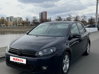 2011 Volkswagen Golf VI, синий, 930000 рублей, вид 1