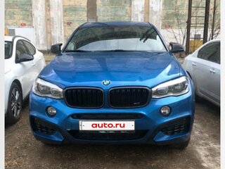 2019 BMW X6 30d II (F16), голубой, 5100000 рублей, вид 1