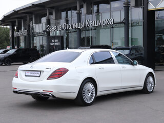 2018 Mercedes-Benz Maybach S-Класс 560 I (X222) Рестайлинг, белый, 4734000 рублей, вид 5