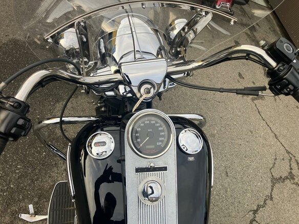2000 Harley-Davidson Road King, чёрный, 725000 рублей - вид 4