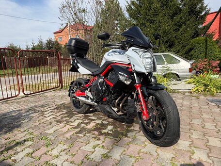 2012 Kawasaki ER-4N, белый, 330000 рублей, вид 2