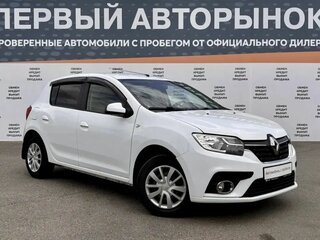 2020 Renault Sandero II Рестайлинг, белый, 899000 рублей, вид 3