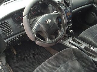 2008 Hyundai Sonata ТагАЗ IV (EF) Рестайлинг, серебристый, 420000 рублей, вид 5