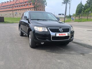 2008 Volkswagen Touareg I Рестайлинг, чёрный, 1175000 рублей, вид 1