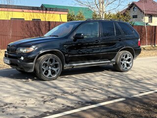 2005 BMW X5 3.0i I (E53) Рестайлинг, чёрный, 950000 рублей, вид 3