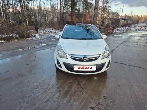 2011 Opel Corsa D Рестайлинг II, белый, 560000 рублей