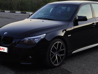 2007 BMW 5 серии 530i V (E60/E61) Рестайлинг, чёрный, 1550000 рублей, вид 1