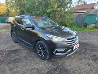 2017 Hyundai Santa Fe III Рестайлинг, коричневый, 2150000 рублей, вид 4