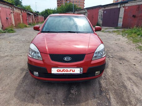 2006 Kia Rio II, красный, 495000 рублей, вид 1