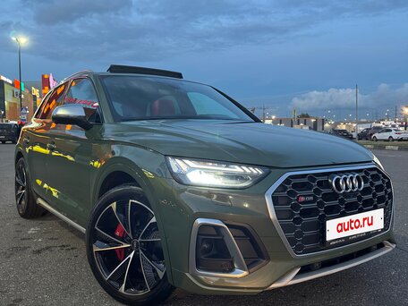 2021 Audi SQ5 II (FY) Рестайлинг, зелёный, 5990000 рублей, вид 3