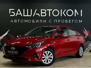 2021 Hyundai Solaris II Рестайлинг, красный, 1499000 рублей, вид 1