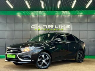 2017 Lada (ВАЗ) Vesta I, чёрный, 849000 рублей, вид 2
