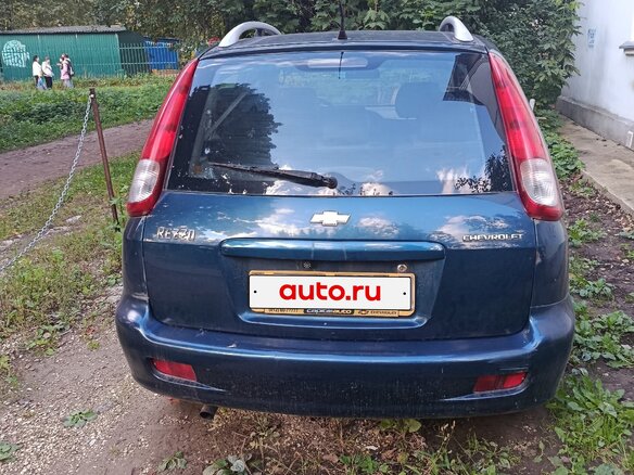2007 Chevrolet Rezzo, синий - вид 3
