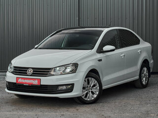 2019 Volkswagen Polo V Рестайлинг, белый, 1230000 рублей, вид 1