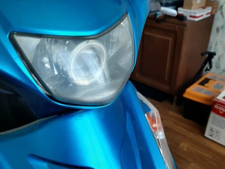 2011 Suzuki Address 125, синий, 120000 рублей, вид 5
