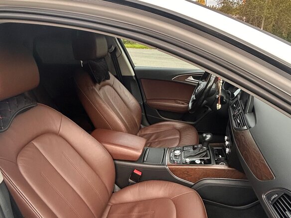 2014 Audi A6 IV (C7), белый, 1800000 рублей - вид 8