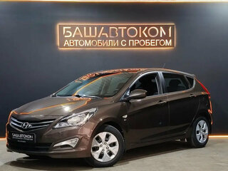 2015 Hyundai Solaris I Рестайлинг, коричневый, 1120000 рублей, вид 1
