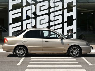 2008 Kia Spectra I Рестайлинг 2, золотистый, 469000 рублей, вид 5