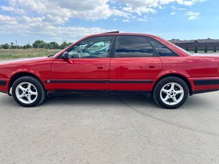 1991 Audi 100 IV (C4), красный, 320000 рублей, вид 4