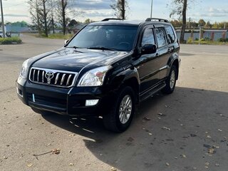 2008 Toyota Land Cruiser Prado 4-speed 120 Series Рестайлинг, чёрный, 2150000 рублей, вид 1