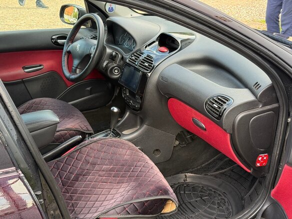 2007 Peugeot 206, чёрный - вид 8
