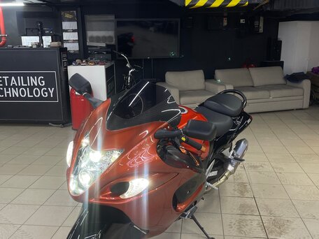 2008 Suzuki GSX 1300 R Hayabusa, оранжевый, 850000 рублей, вид 2