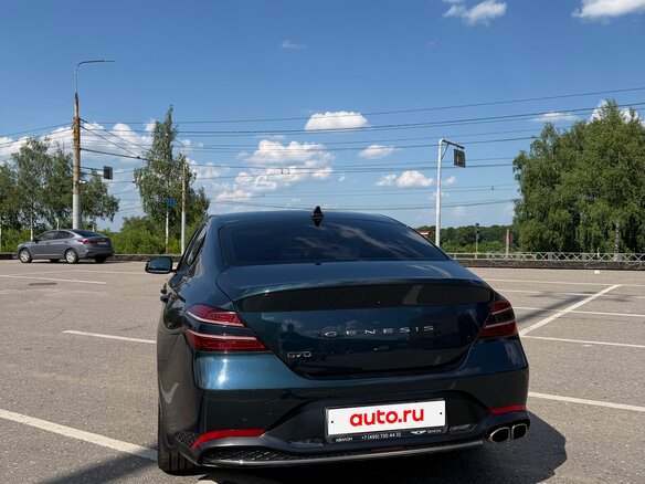 2022 Genesis G70 I Рестайлинг, синий - вид 5