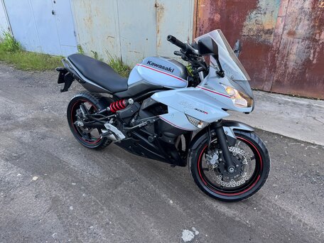 2013 Kawasaki ER-4F (Ninja 400R), белый, 310000 рублей, вид 4