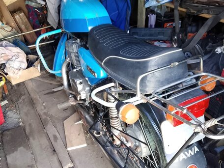 1986 Jawa 350 CL, голубой, 60000 рублей, вид 4