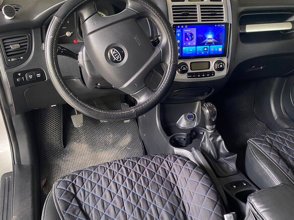 2005 Kia Sportage II, серебристый, 680000 рублей - вид 7