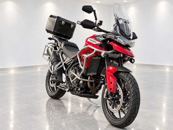 2021 Triumph Tiger 900, красный
