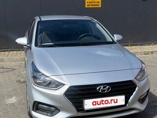 2018 Hyundai Solaris II, серебристый, 1390000 рублей, вид 1