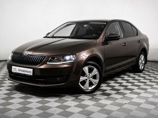 2014 Skoda Octavia III (A7), коричневый, 1348000 рублей, вид 1
