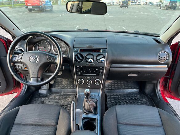2007 Mazda 6 I (GG) Рестайлинг, красный, 525000 рублей - вид 10