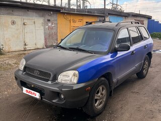 2002 Hyundai Santa Fe I, красный, 400000 рублей, вид 1