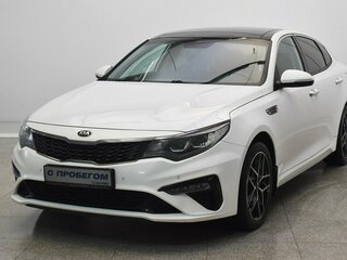 2019 Kia Optima IV Рестайлинг, белый, 1640000 рублей, вид 1