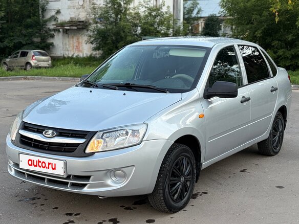 2012 Lada (ВАЗ) Granta I, серебристый - вид 8