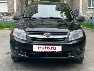 2012 Lada (ВАЗ) Granta I, чёрный, 365000 рублей, вид 2