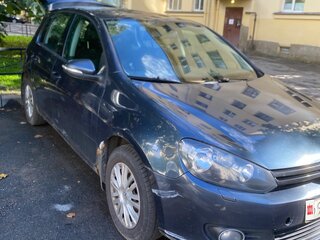 2010 Volkswagen Golf VI, синий, 550000 рублей, вид 4